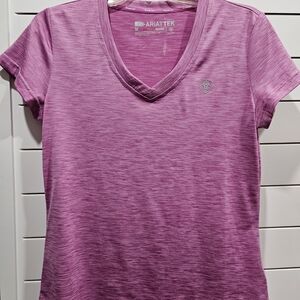 Ariat Women's Pink V-Neck Top